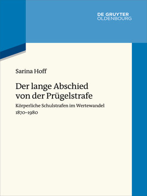 cover image of Der lange Abschied von der Prügelstrafe
